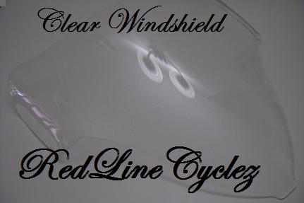 HAYABUSA CHROME CLEAR WINDSHIELD ,CLEAR 4 TY CLEAN LOOK  